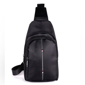 Westend Crossbody Sling Bag Backpack with Adjustable Strap - Leather Sling